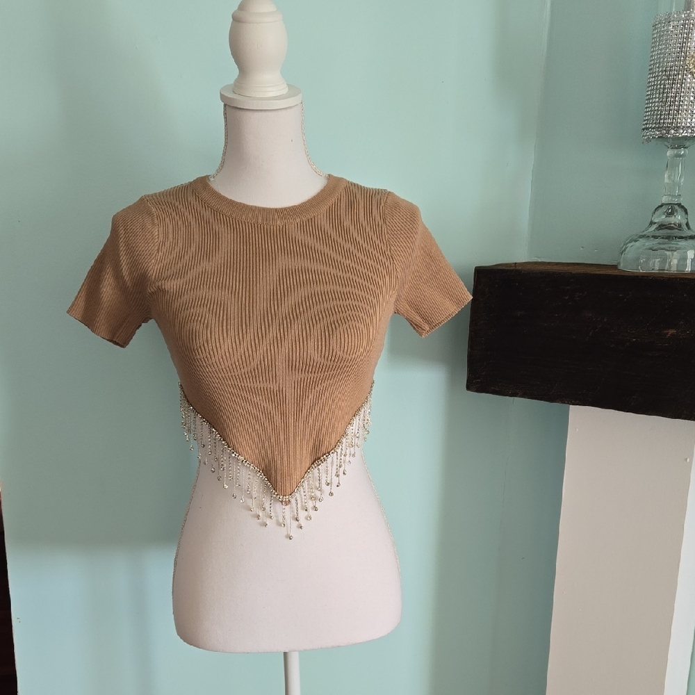 Balboa NWT Crystal Crop Top M